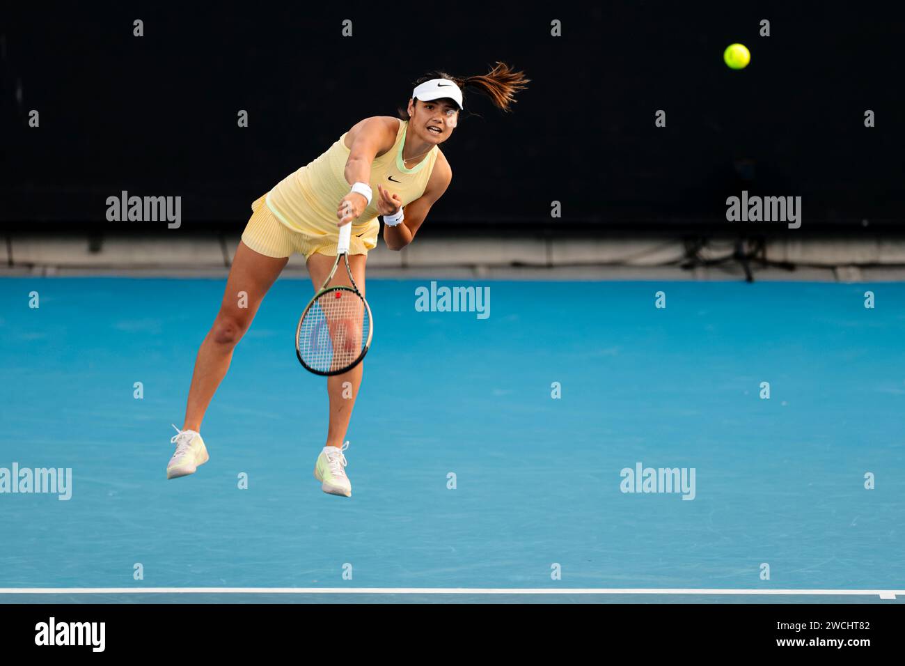 Melbourne, Australia, 16th Jan, 2024. Tennis player Emma Raducanu from