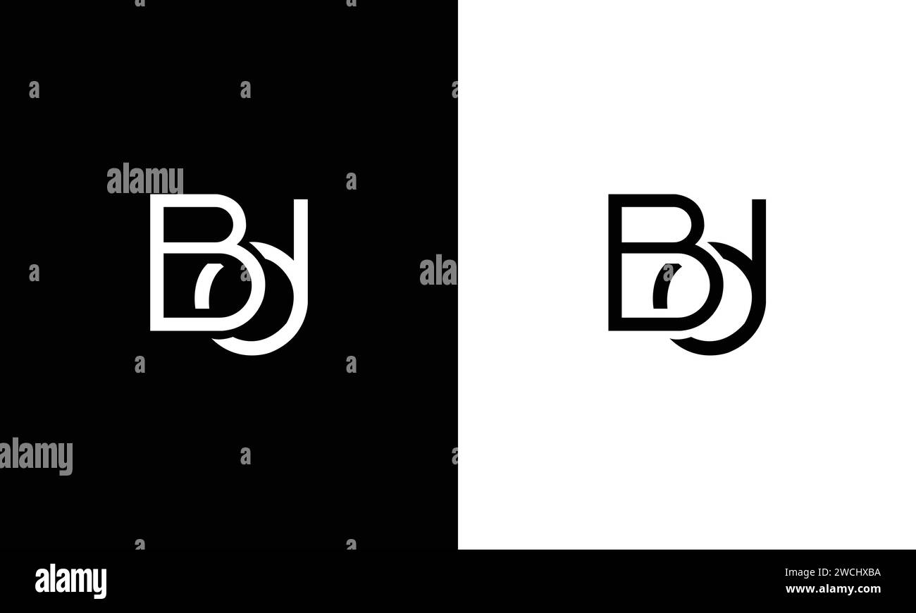 BD Logo Letter Design Template Stock Vector Image & Art - Alamy