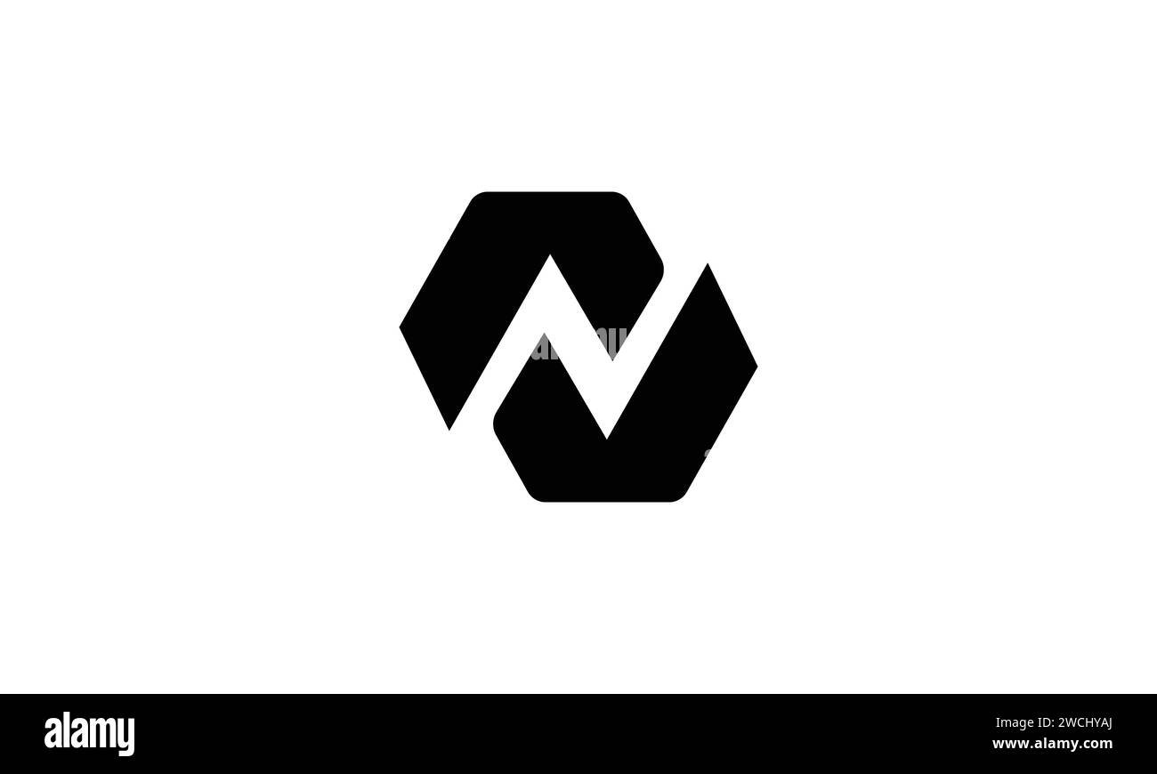Letter N logo icon design template Stock Vector