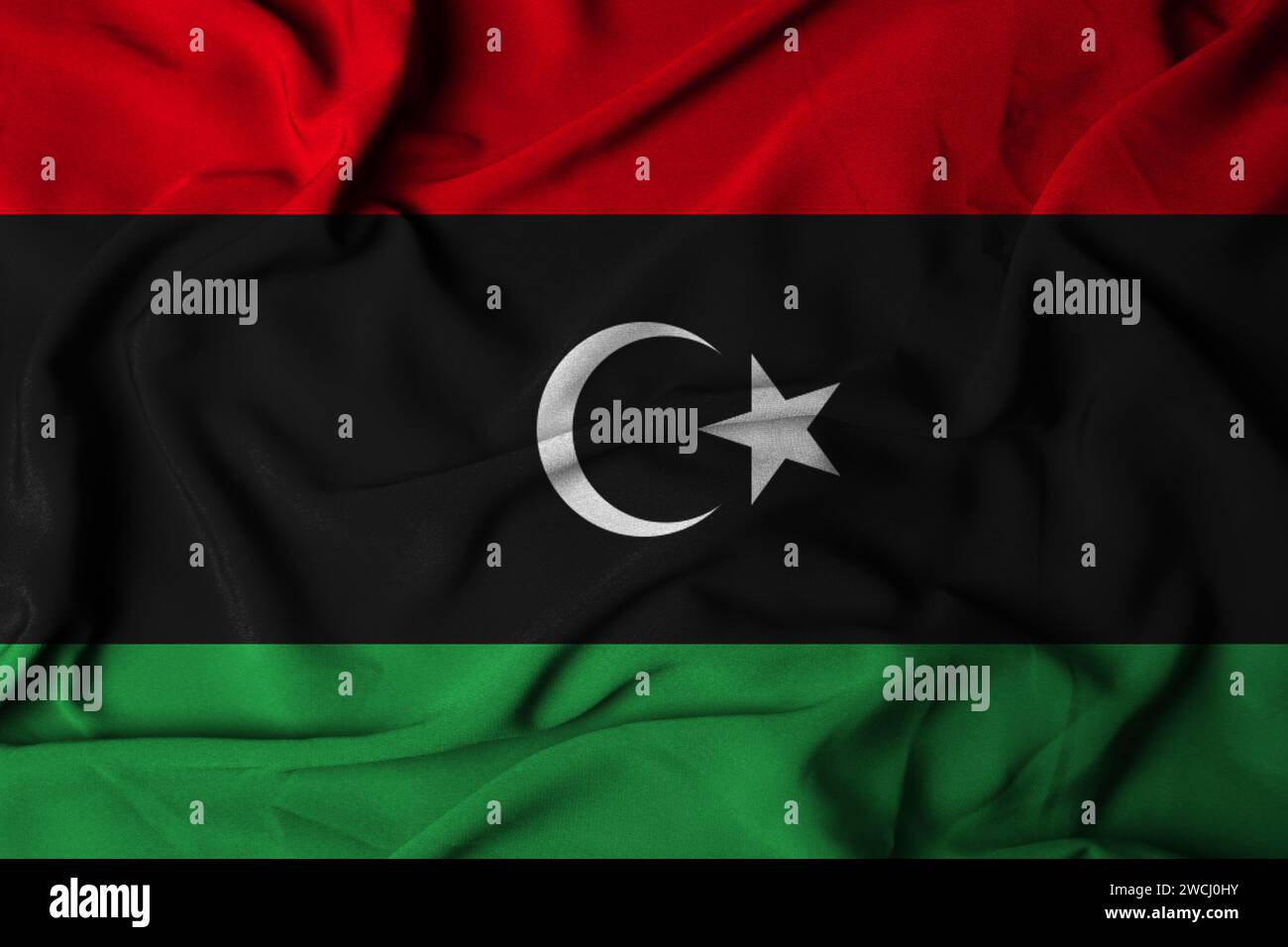 Libya flag illustrations hi-res stock photography and images - Alamy