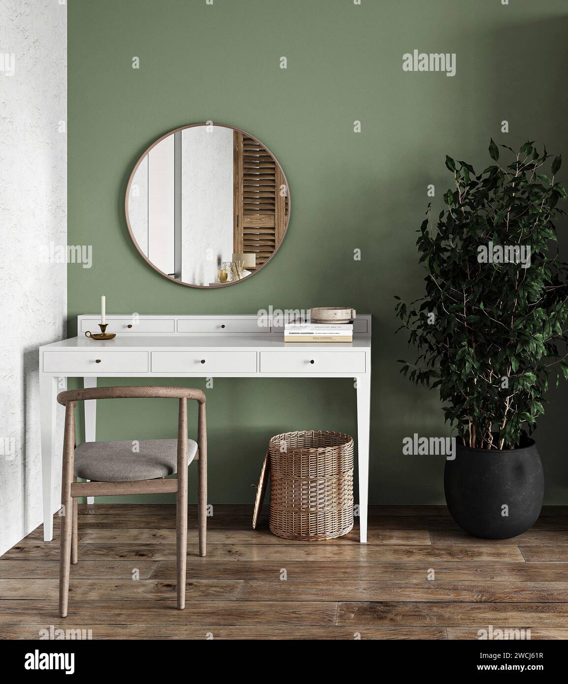Belton dressing 2024 table with mirror