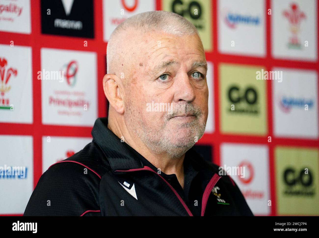 Wales head coach Warren Gatland during the 2024 Guinness Six Nations