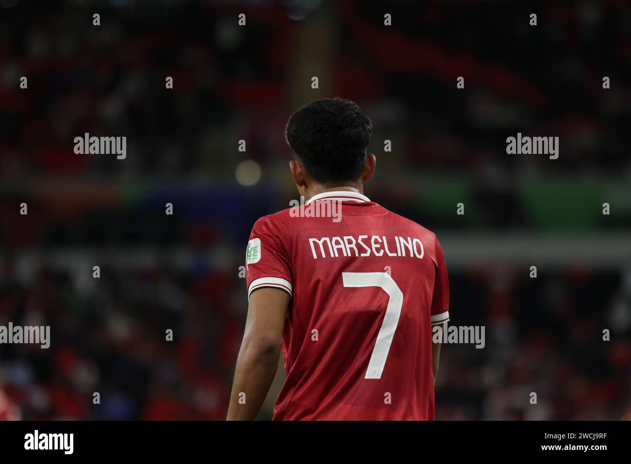 Qatar 15 January 2024 Marselino Ferdinan of Indonesia during the 2023