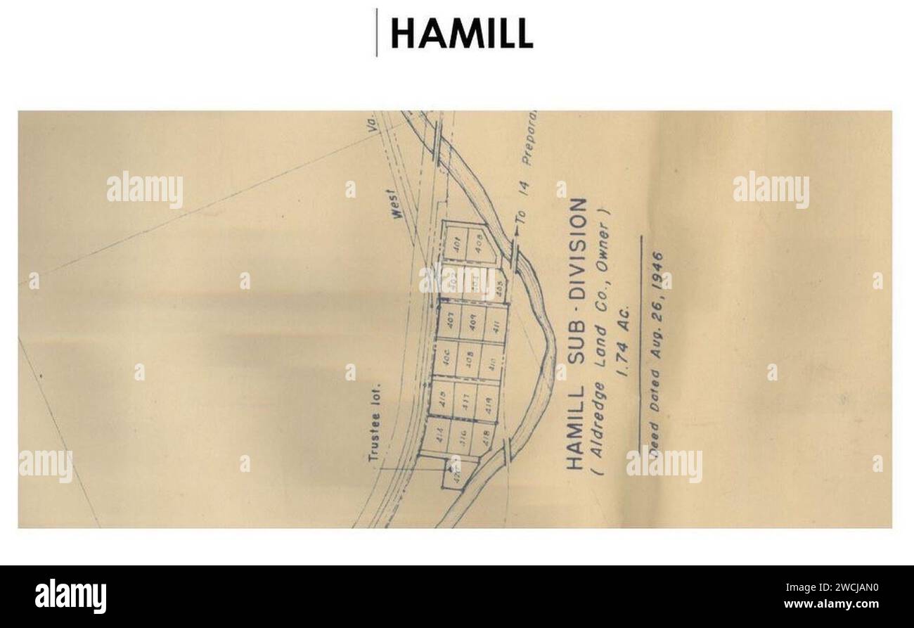 7. Hamill Camp. Stock Photo