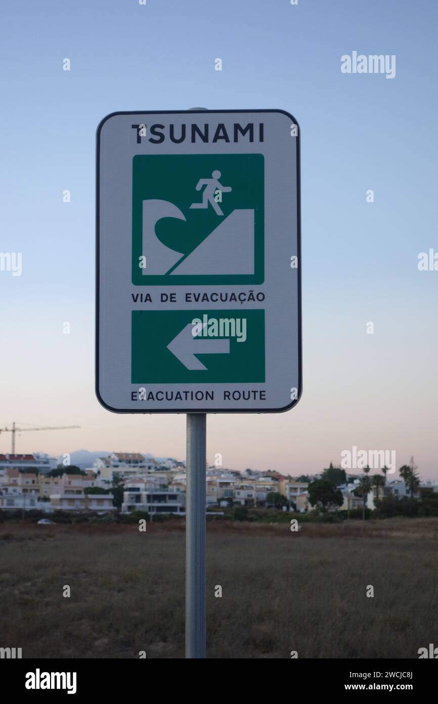 Long beach tsunami zone