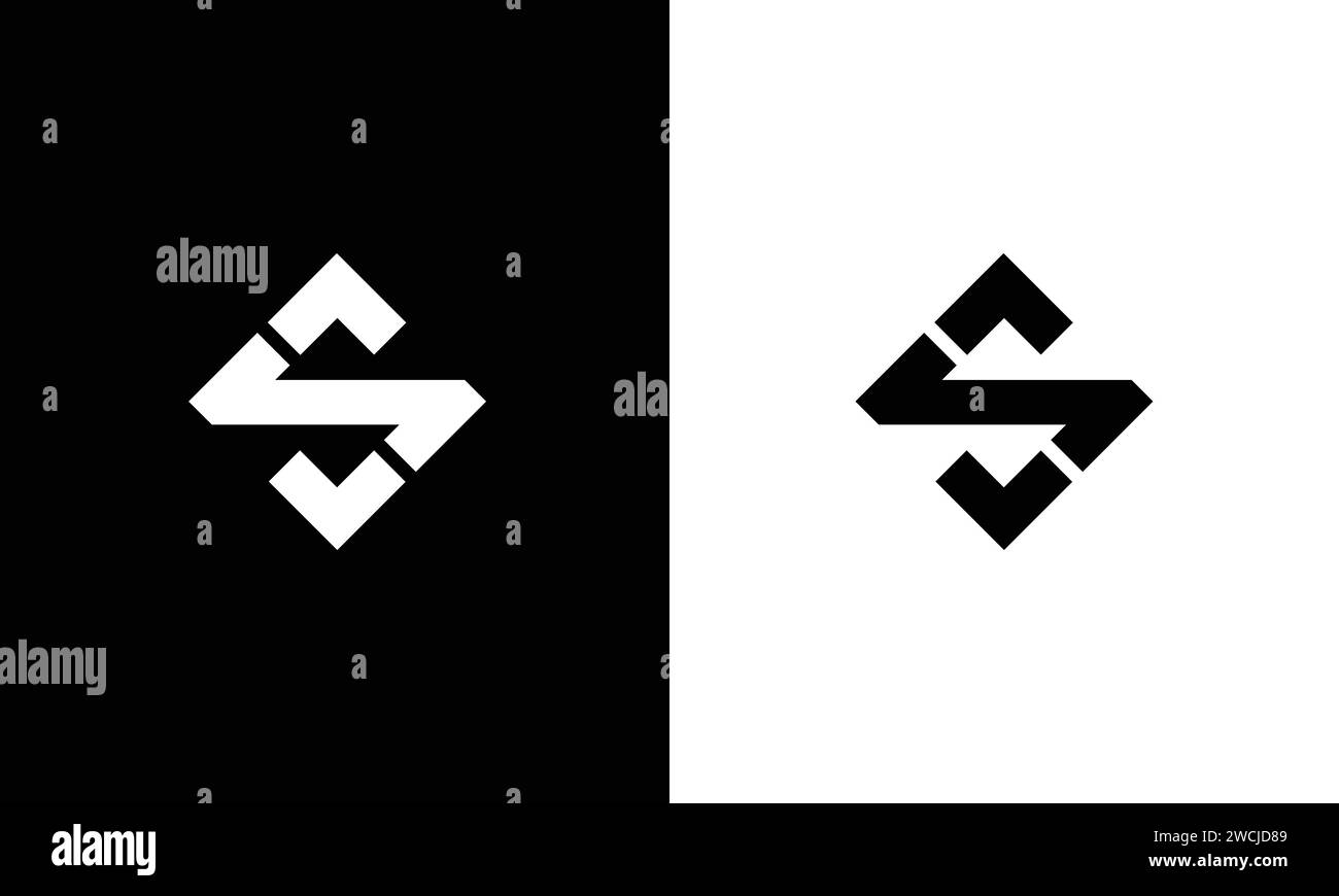 Letter S logo icon design template Stock Vector