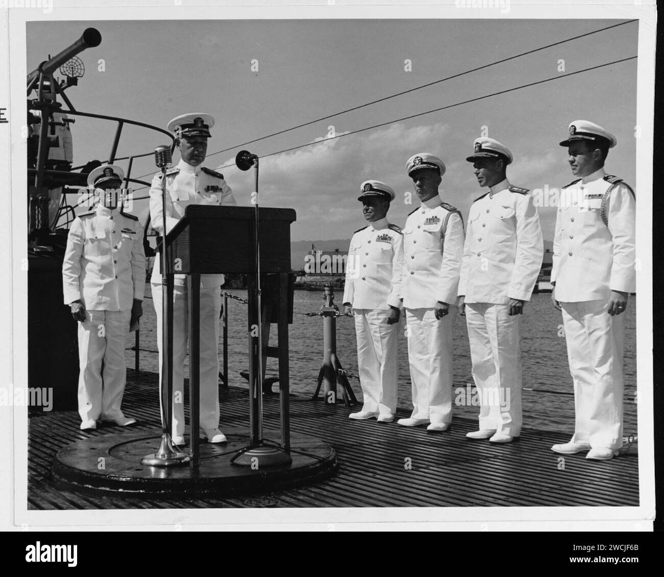 495845 Admiral Raymond A. Spruance Stock Photo - Alamy