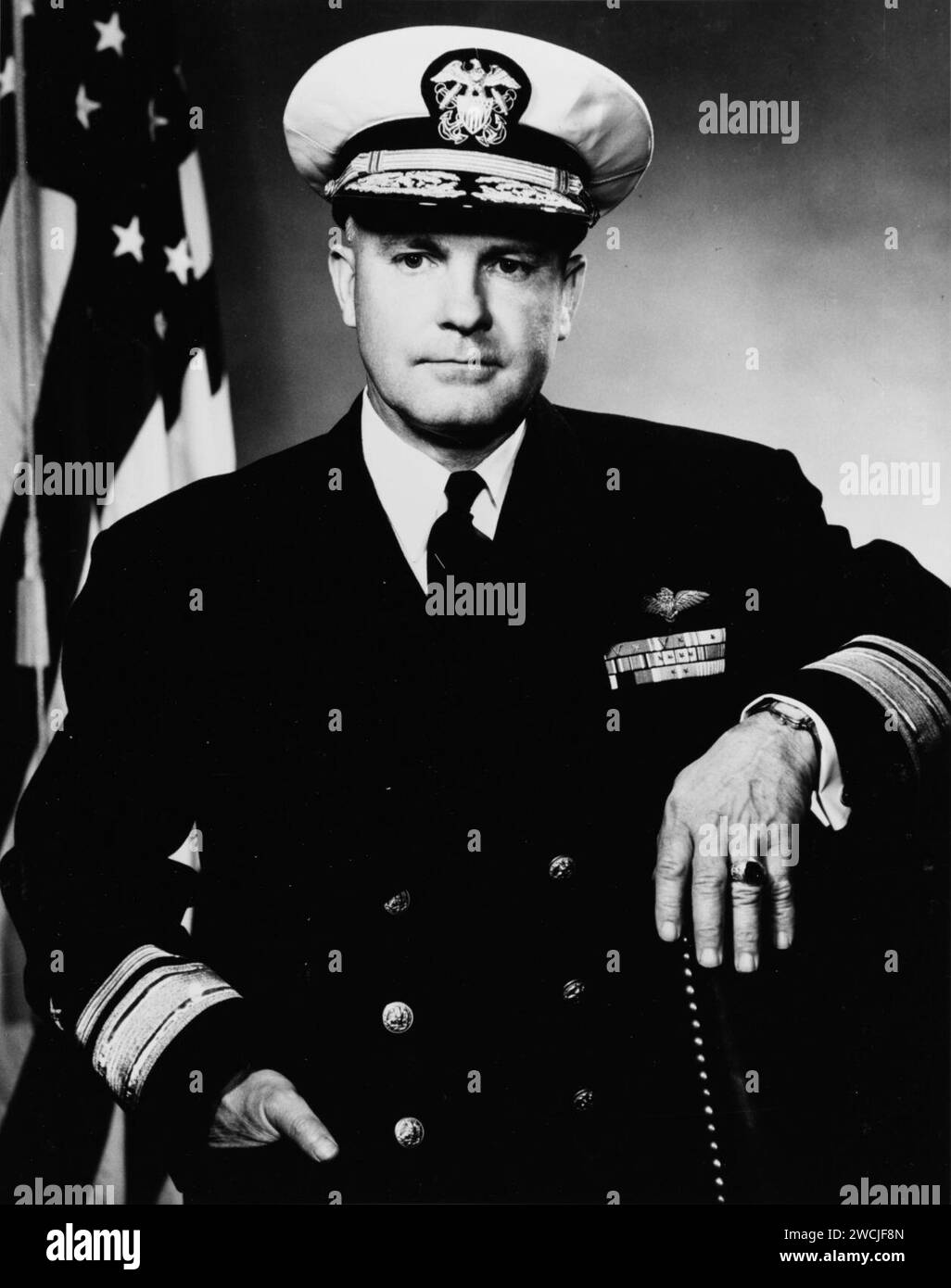 642725 Rear Admiral Paul D. Stroop, U.S. Navy. Stock Photo