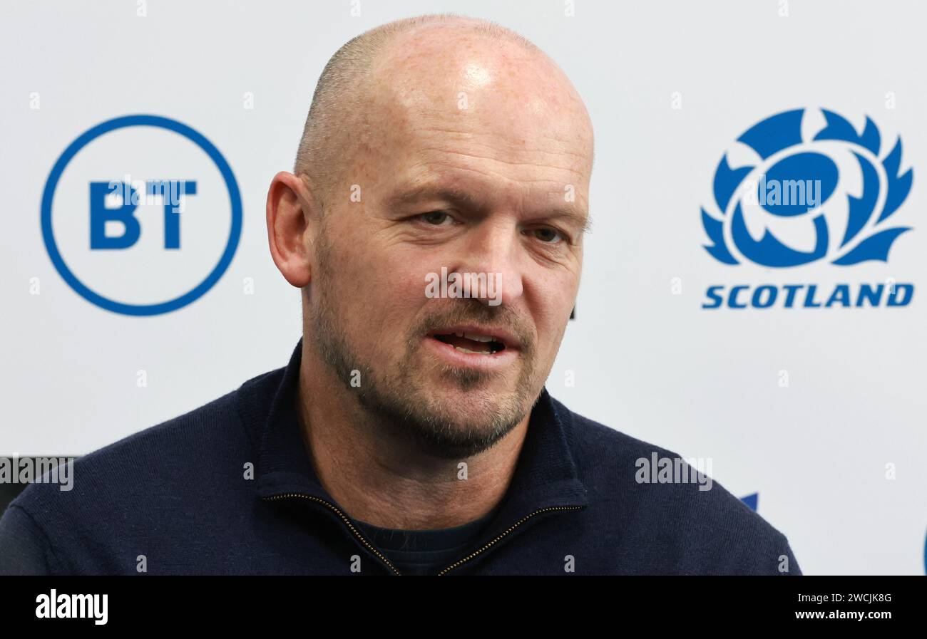 Scotland Head Coach Gregor Townsend During The 2024 Guinness Six ...