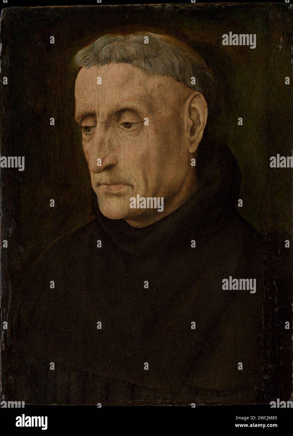 A Benedictine Monk (by Hugo van der Goes Stock Photo - Alamy