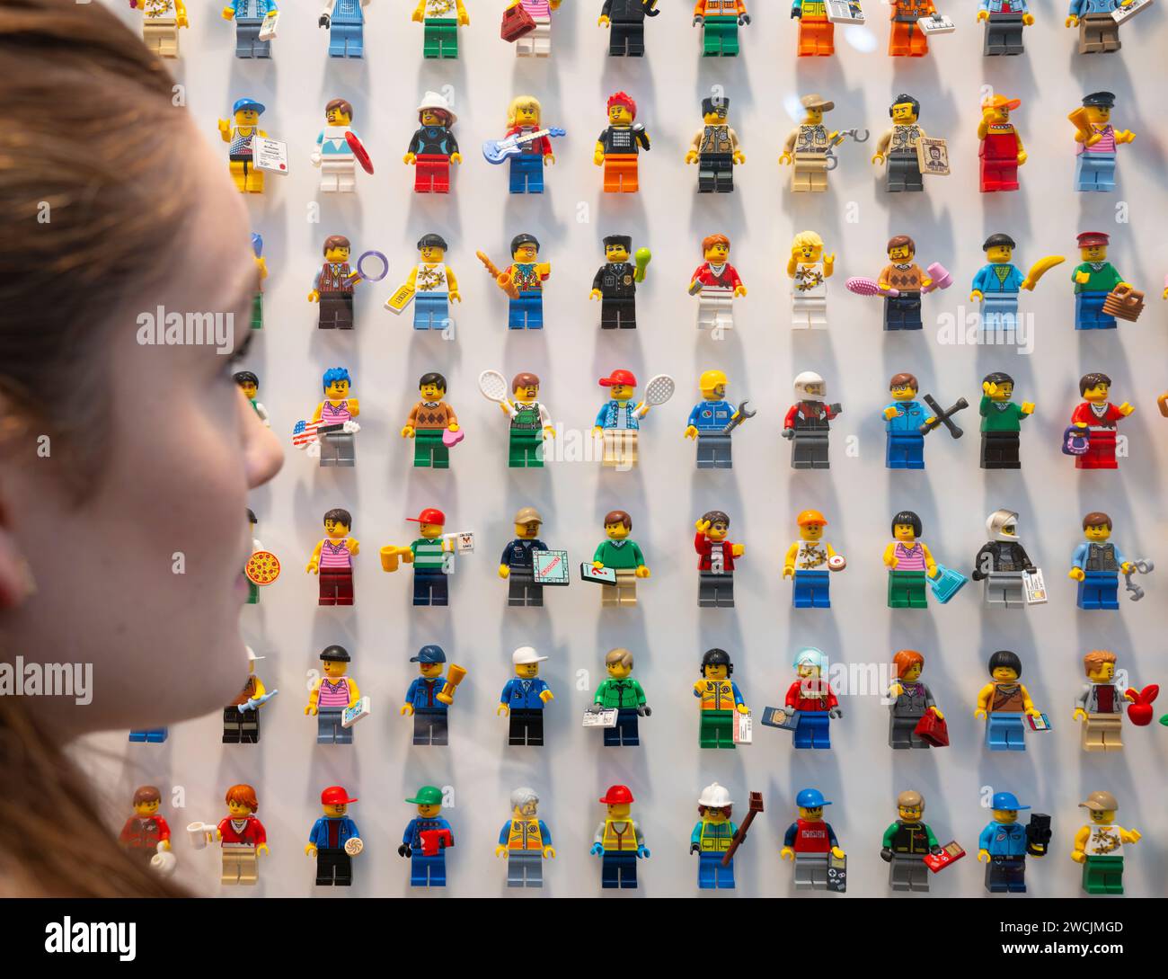 London, UK. 16th Jan, 2024. Preview of the London Art Fair 2024 at