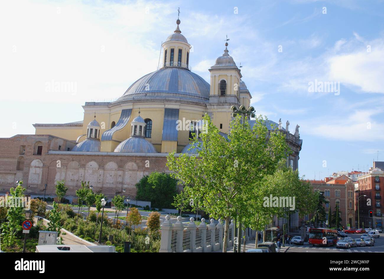 San Francisco el Grande basilica. Madrid, Spain. Stock Photo