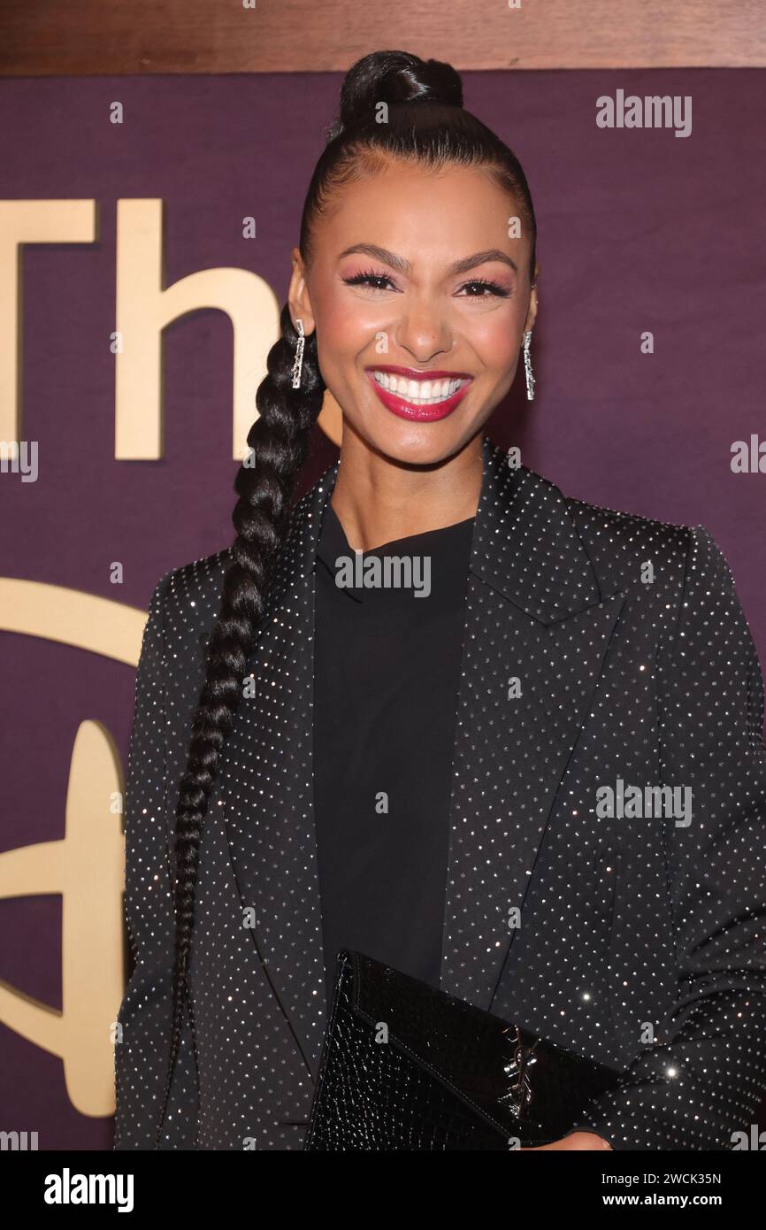 Los Angeles, Ca. 15th Jan, 2024. Malika Andrews at The Walt Disney