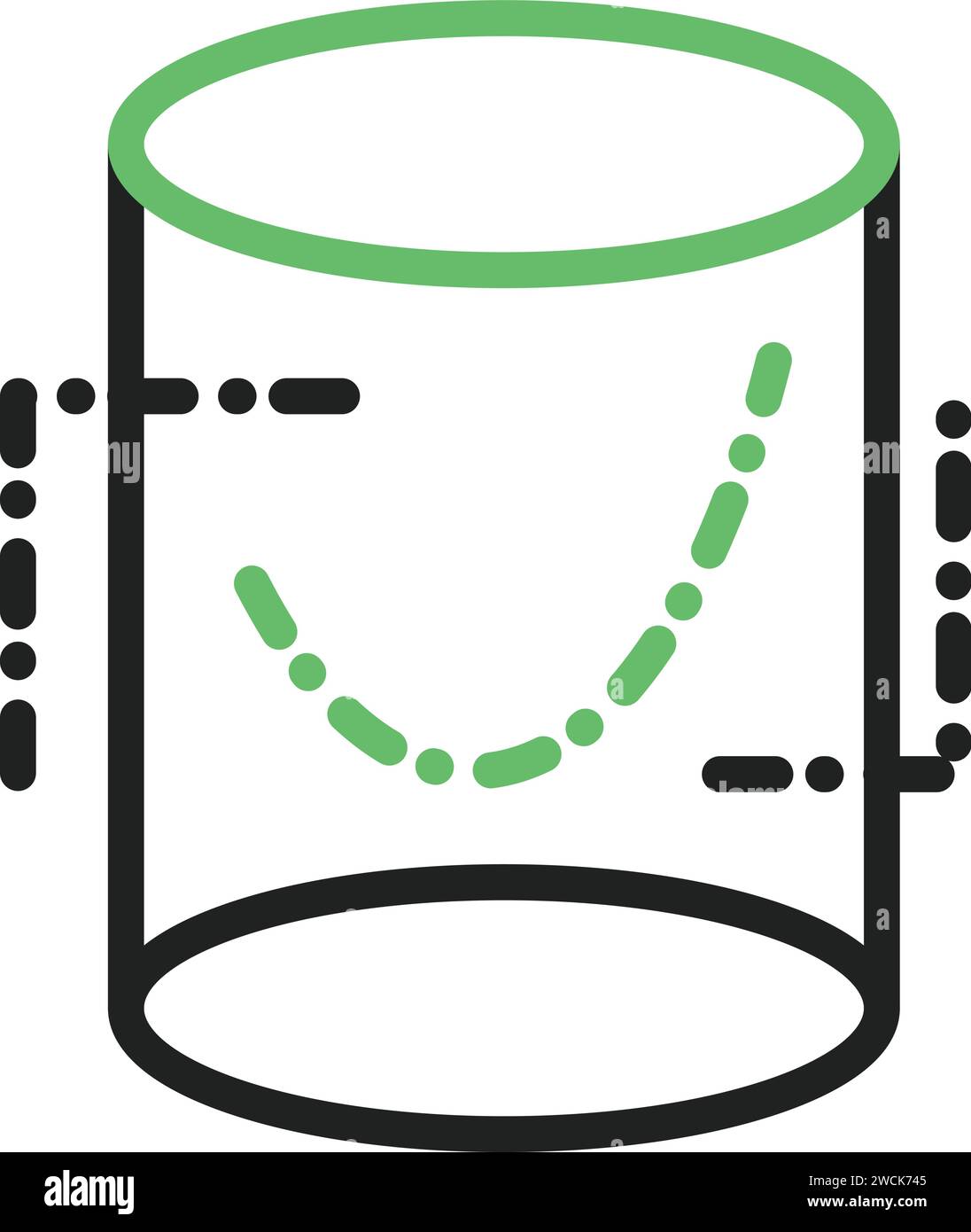 Cylinder icon vector image Stock Vector Image & Art - Alamy