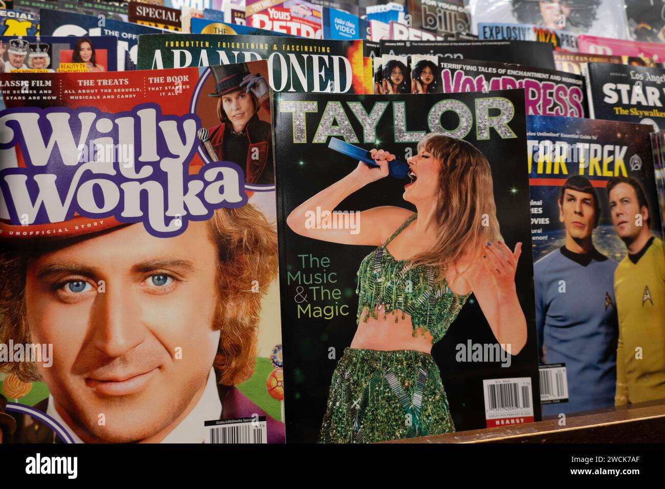 Barnes & Noble Booksellers on Fifth Avenue in New York City has a wide selection of books and