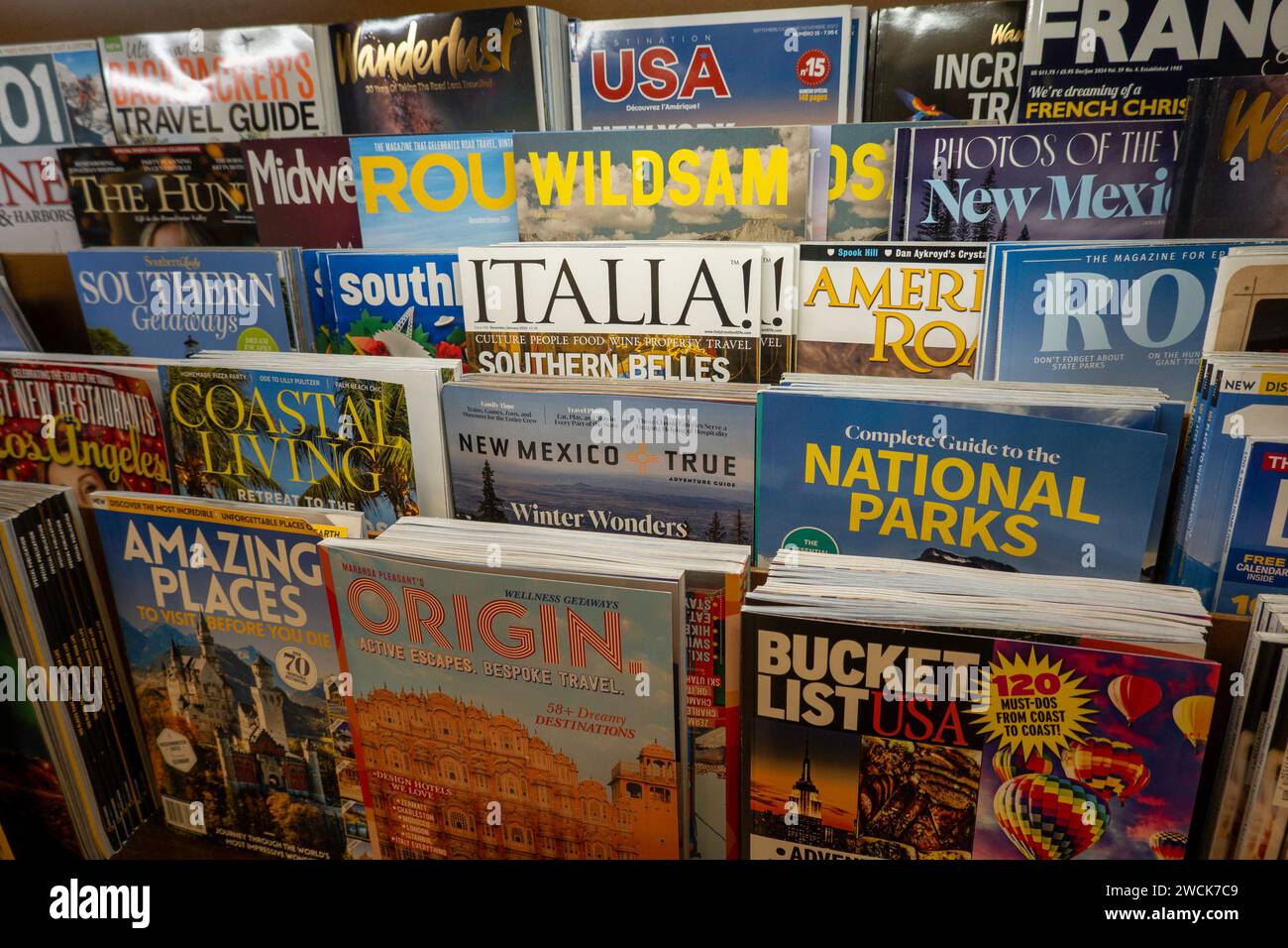 Barnes & Noble Booksellers on Fifth Avenue in New York City has a wide selection of books and