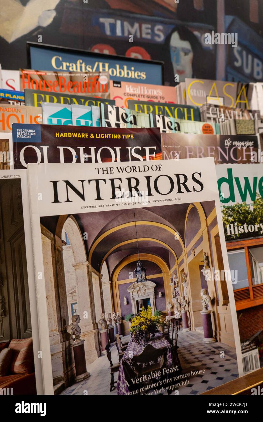 Barnes & Noble Booksellers on Fifth Avenue in New York City has a wide