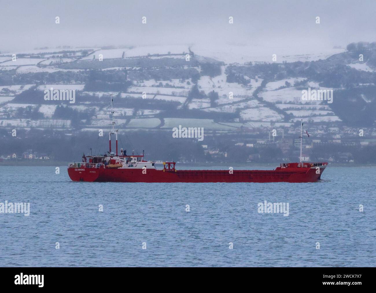 Holywood, County Down, Northern Ireland, UK. 16th Jan 2024. UK weather