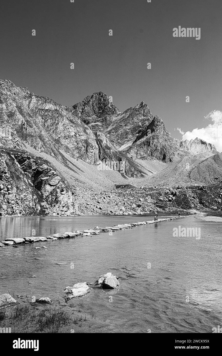 photo de montagne, alpes francaises Stock Photo
