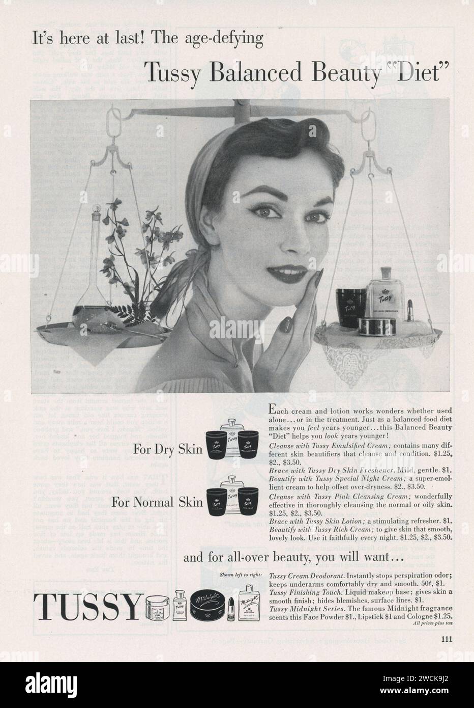 Vintage "Good Housekeeping" Magazine February 1953 issue Advert, USA Stock Photo Alamy