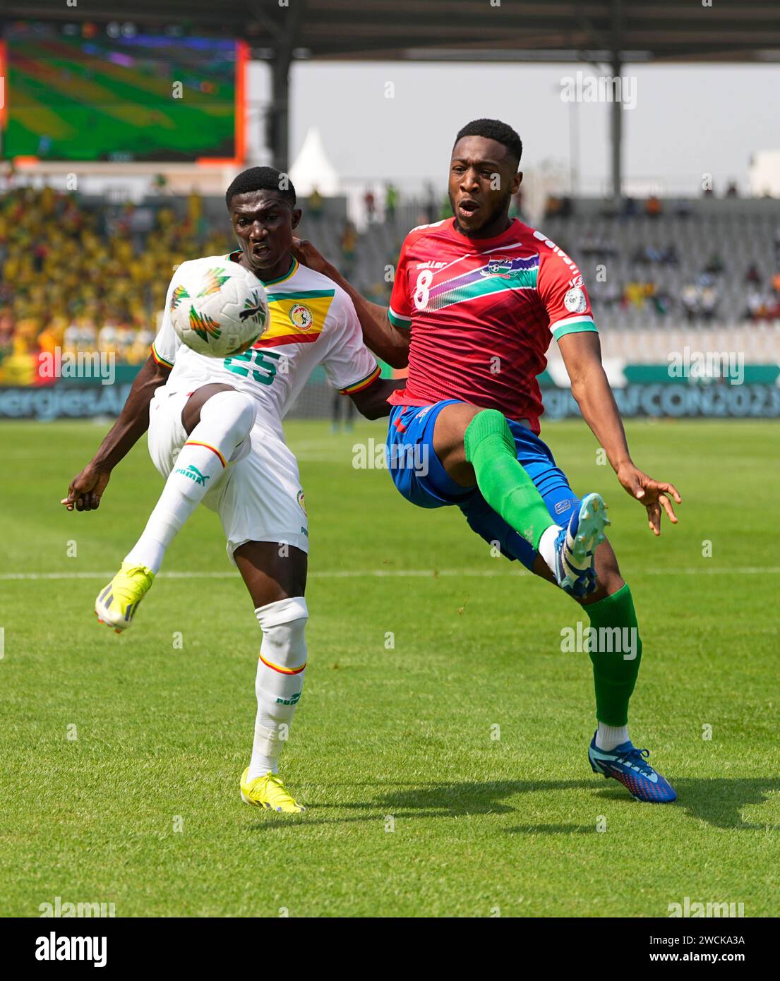 January 15 2024: Lamine Camara (Senegal) and Ebrima Adams (Gambia