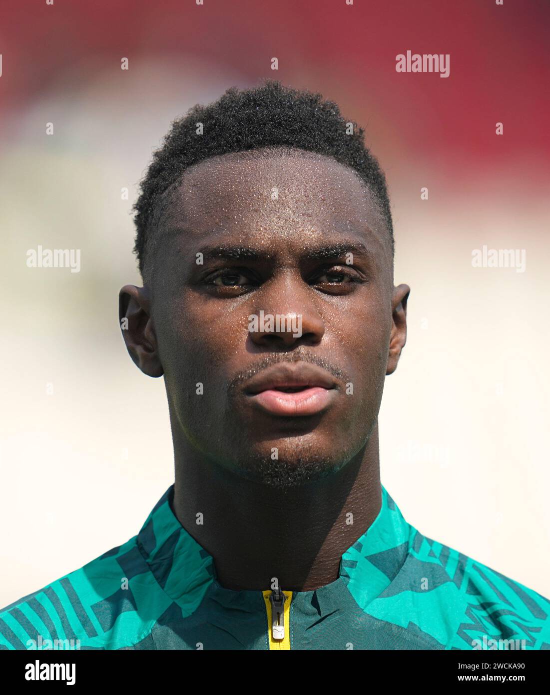 January 15 2024: Moussa Niakhate (Senegal) looks on during a African