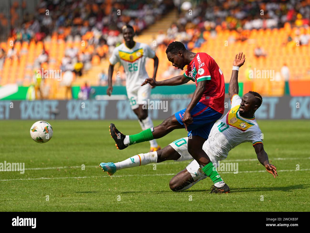 January 15 2024: Sadio Mane (Senegal) and Ibou Omar Touray (Gambia