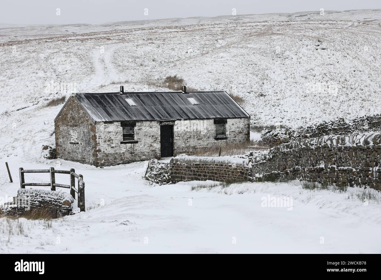 Teesdale, County Durham, UK. 16th January 2024. UK Weather. With a