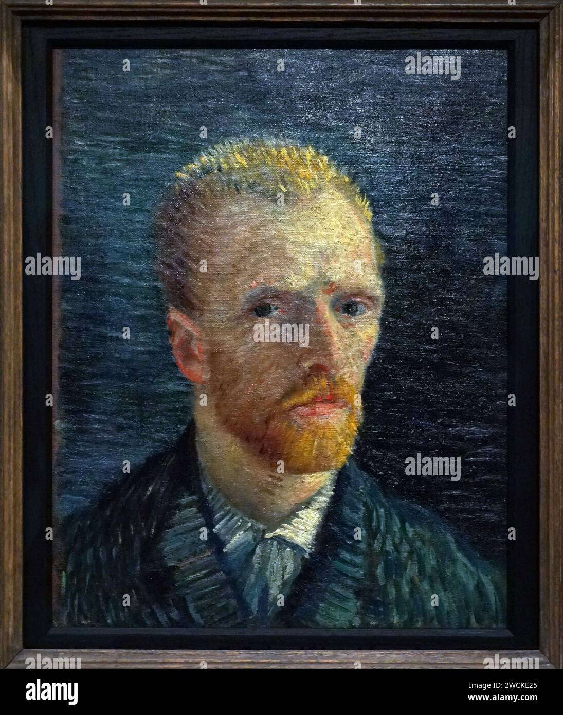 Self-Portrait (1887) by Vincent van Gogh (1853-1890) Stock Photo