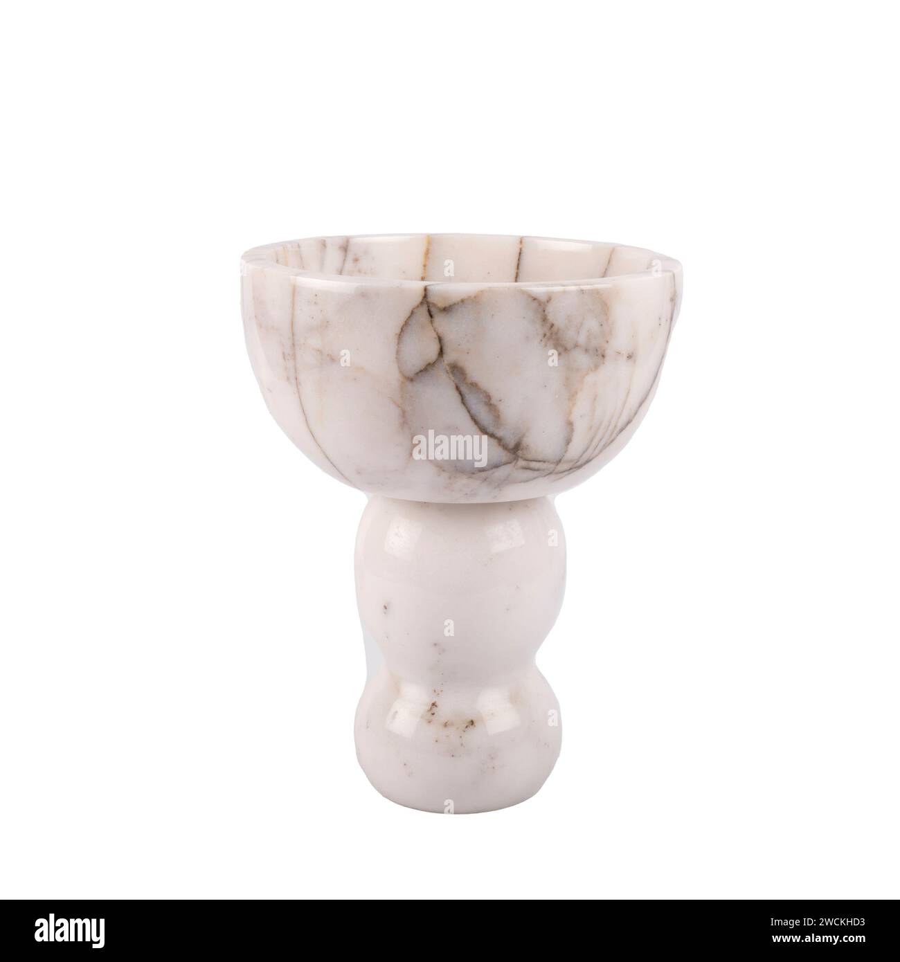 trendy design decorative ceramic vase isolated on white background ...