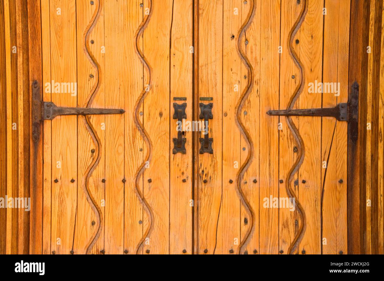 Church door, Mission San Luis Rey, California Stock Photo - Alamy