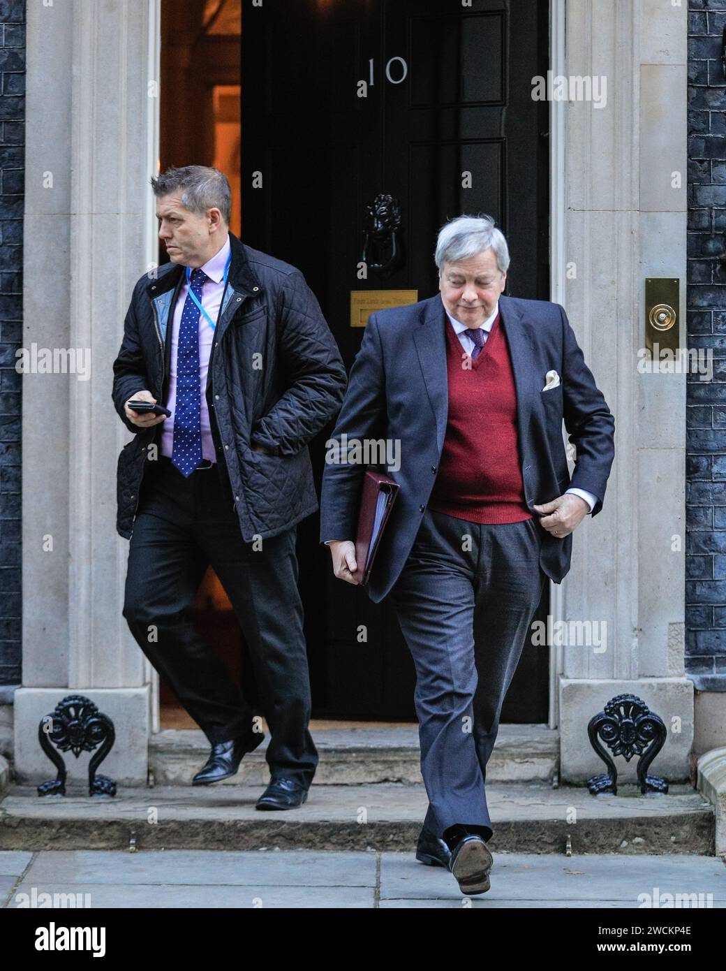 London Uk 16th Jan 2024 Lord True Leader Of The House Of Lords Ministers In The Sunak Government Attend The Weekly Cabinet Meeting In Downing Street Today Credit Imageplotteralamy Live News 2WCKP4E 