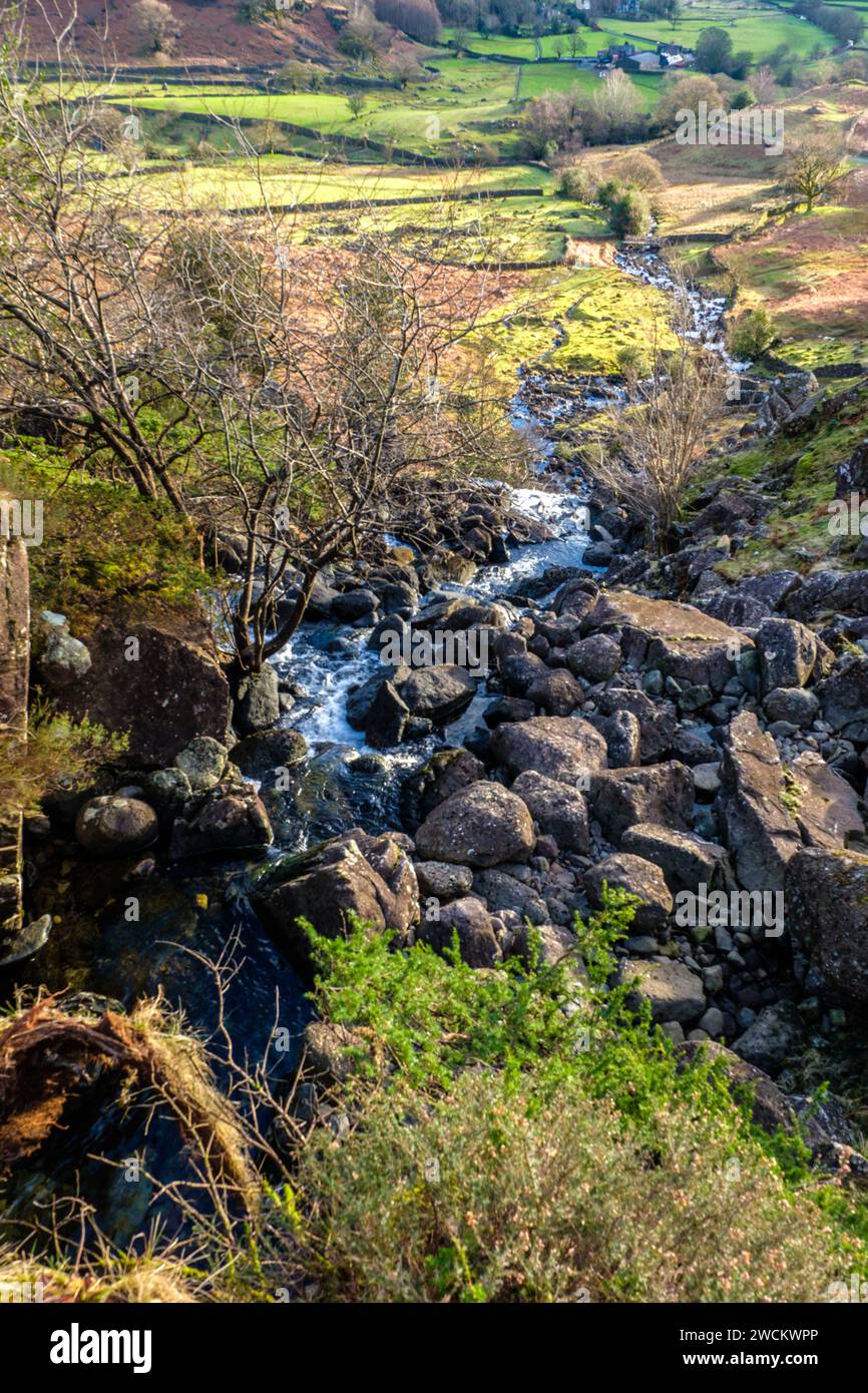 Easedale near Grasmere in the Lake District National Park Stock Photo