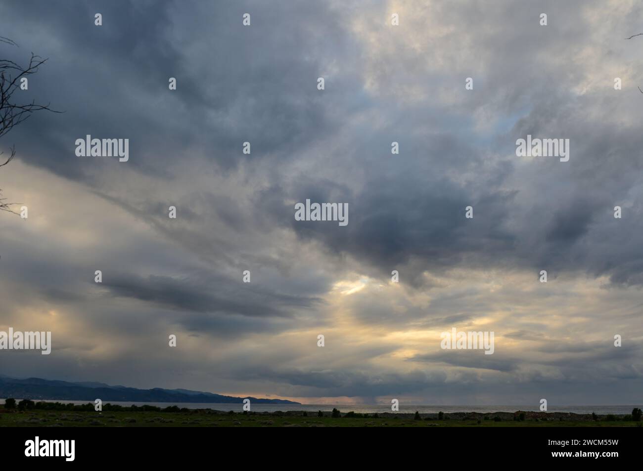 clouds sky before sunset over the Mediterranean sea 10 Stock Photo - Alamy