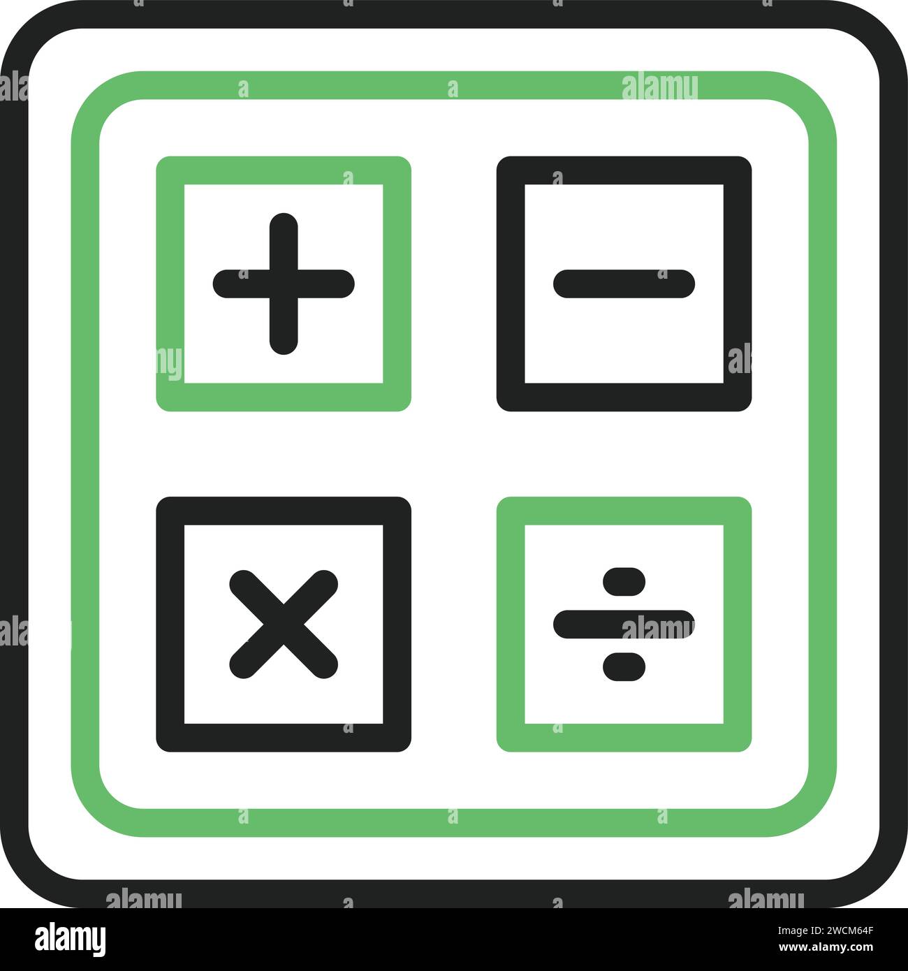 Math Symbols icon vector image. Stock Vector