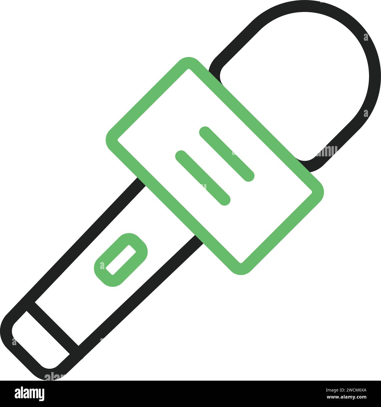 News Mic icon vector image. Stock Vector
