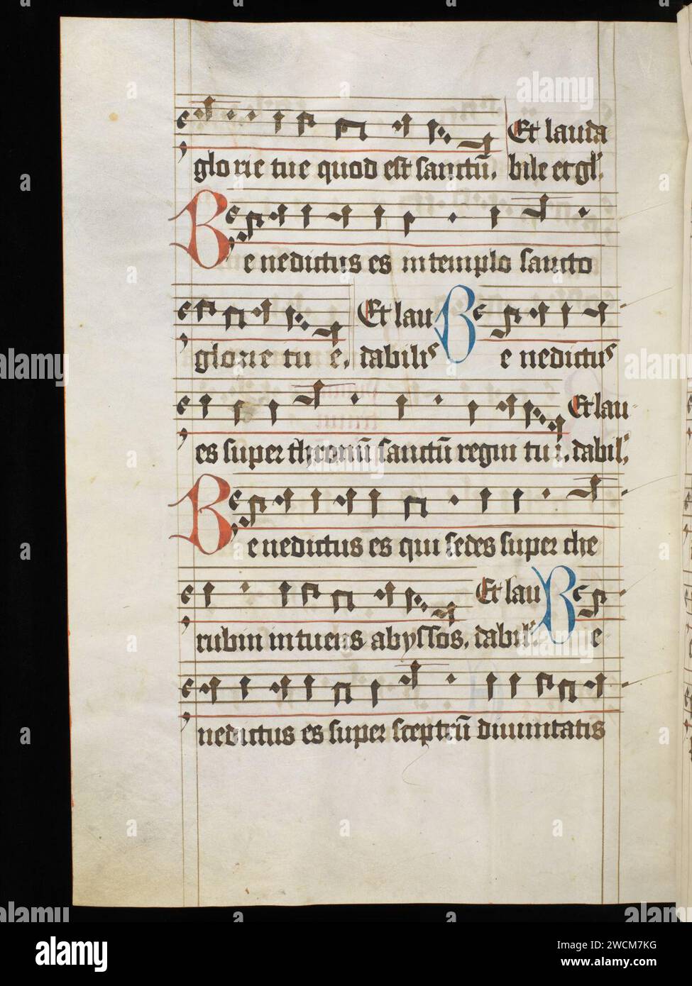 Aarau, Aargauer Kantonsbibliothek, MsMurFm 4, f. 12v Graduale, pars