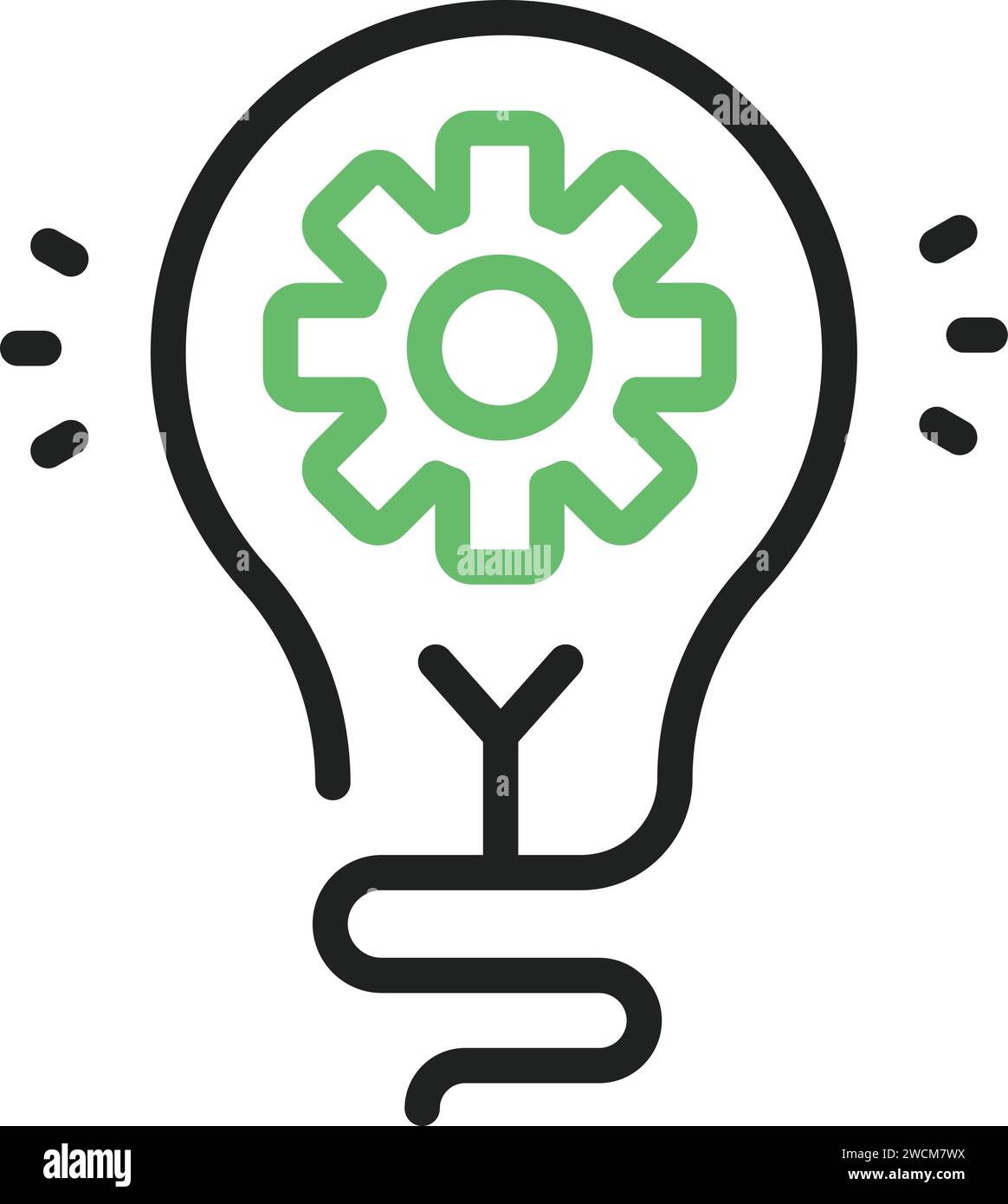Inspiration icon vector image. Stock Vector