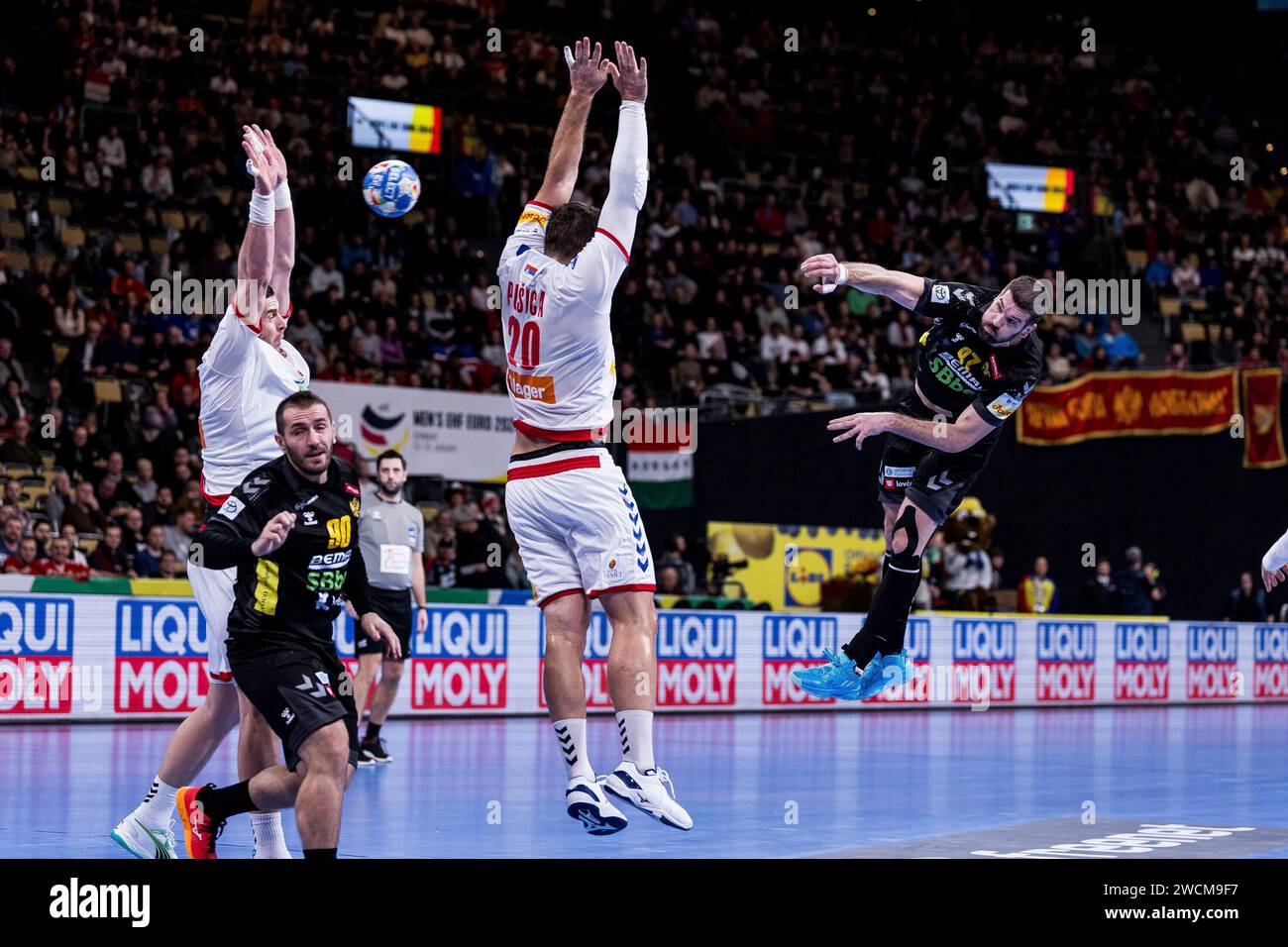 Montenegro 16 01 2024 Miljan Pusica Serbien 20 Springt In Der 