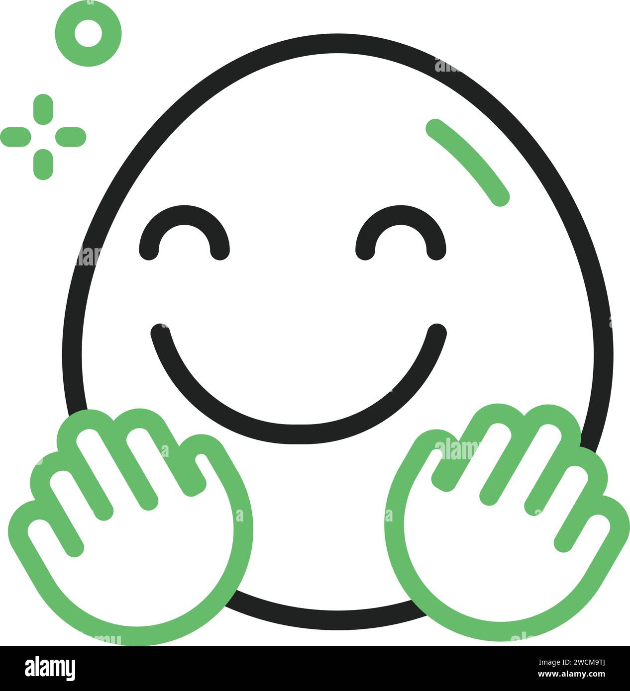 Hugging Face icon vector image Stock Vector Image & Art - Alamy