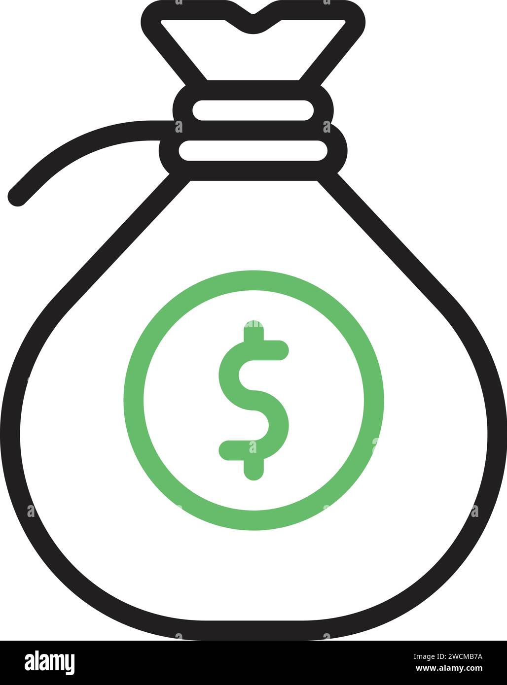 Money Bags icon vector image Stock Vector Image & Art Alamy