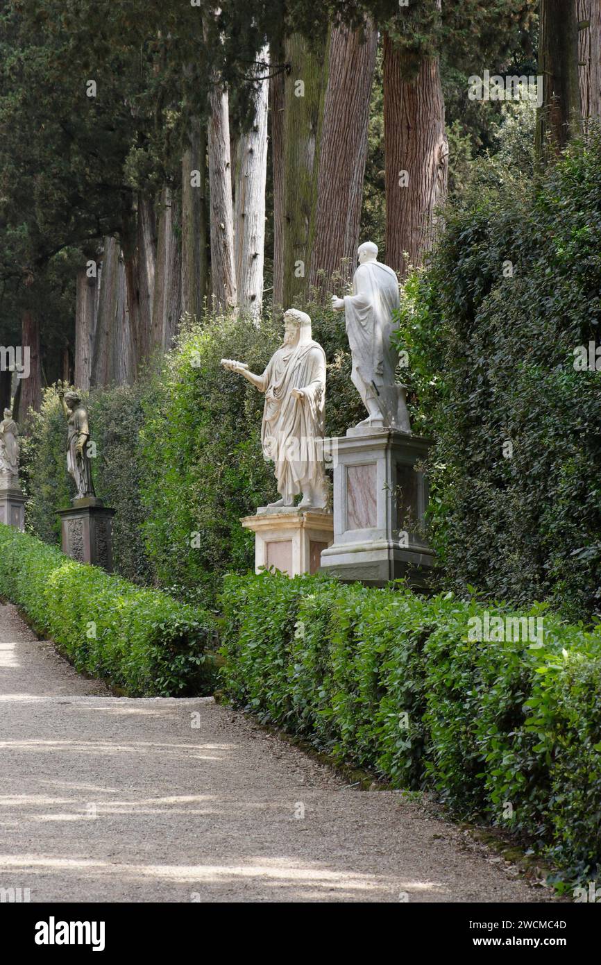 Details in Boboli Gardens, Florence, Italy Stock Photo