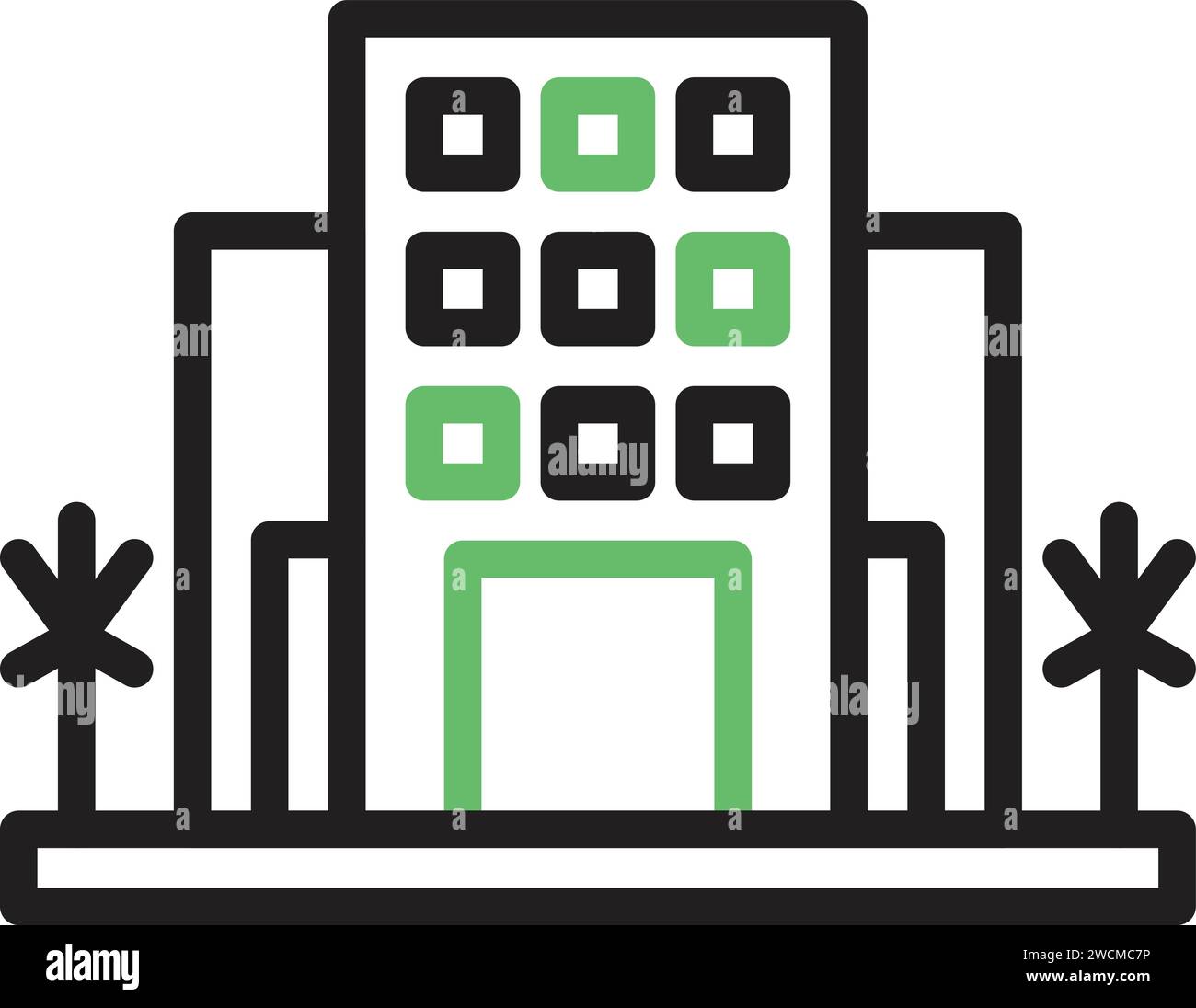 Image corporate office building Stock Vector Images - Alamy