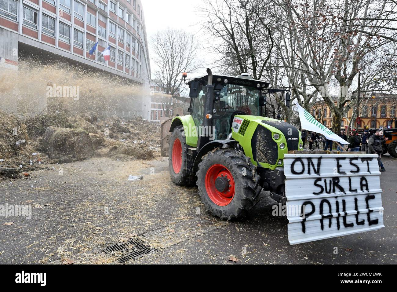 Toulouse, France. 16th Jan, 2024. © PHOTOPQR/LA DEPECHE DU MIDI