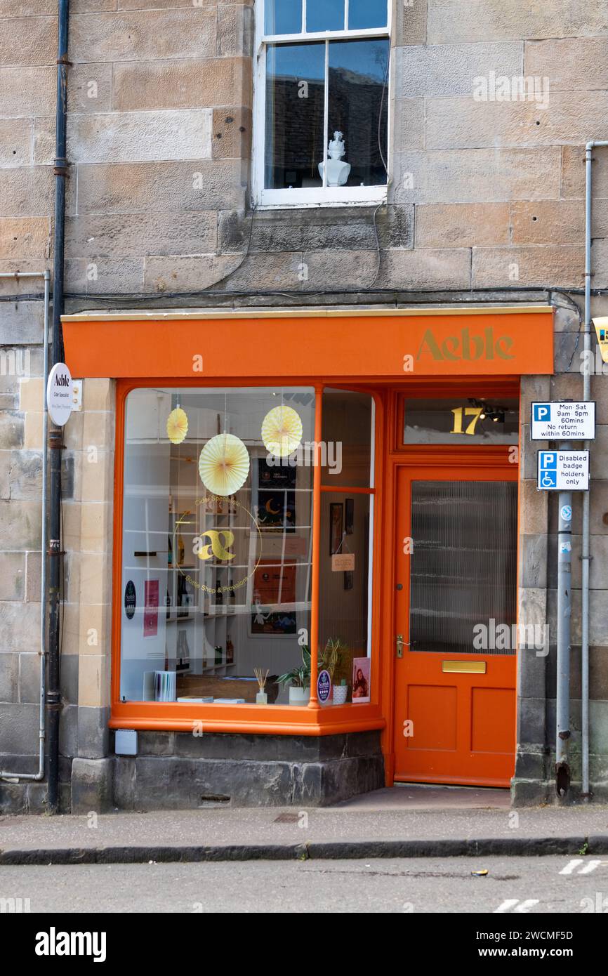 Aeble Cider specialist shop, Anstruther, Fife, Scotland, UK Stock Photo