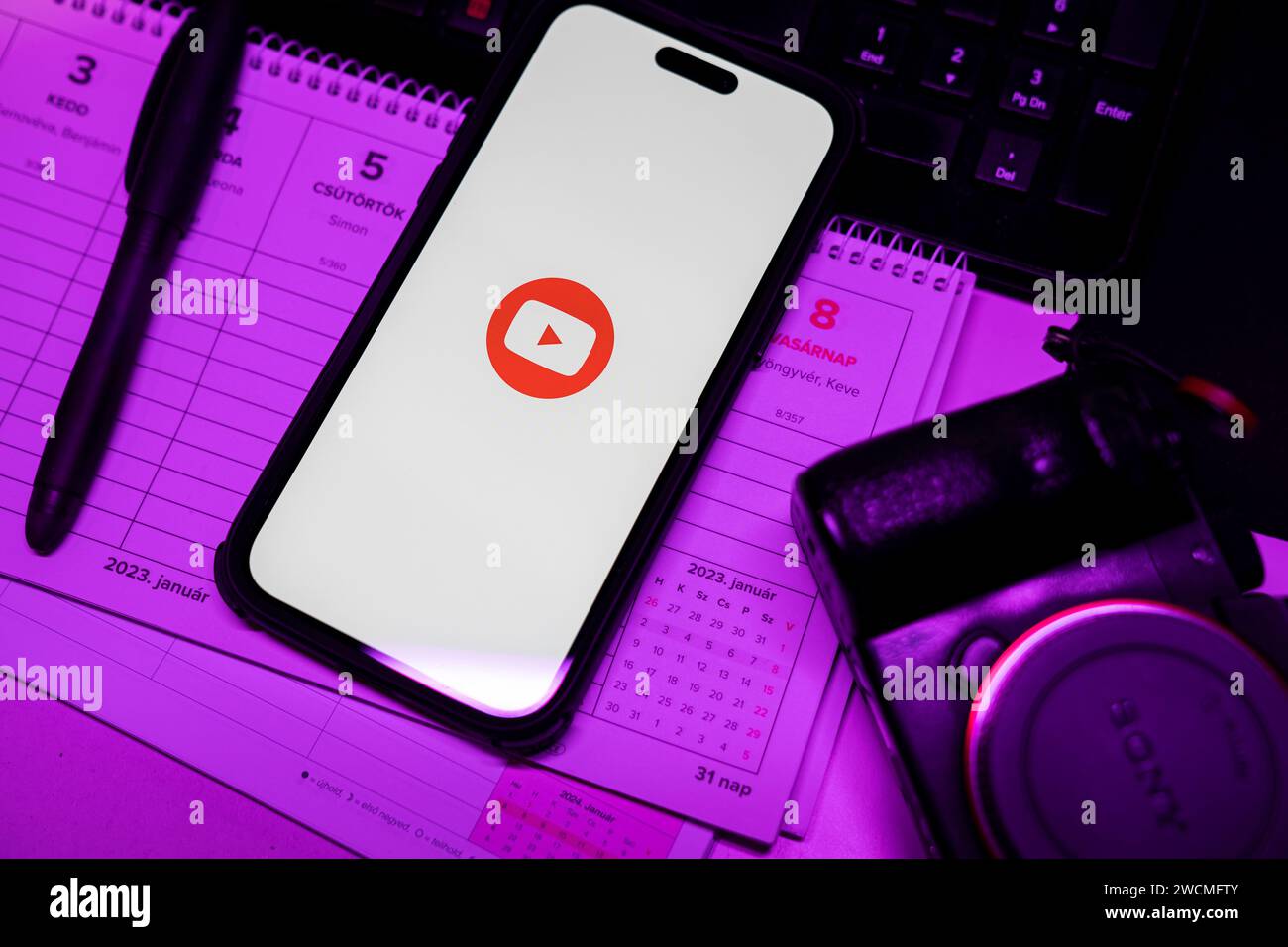 Apple Iphone 14 Pro Max Smartphone With Youtube Logo Youtube Is A Apple Iphone 14 Pro Max Smartphone With Youtube Logo Youtube Is A