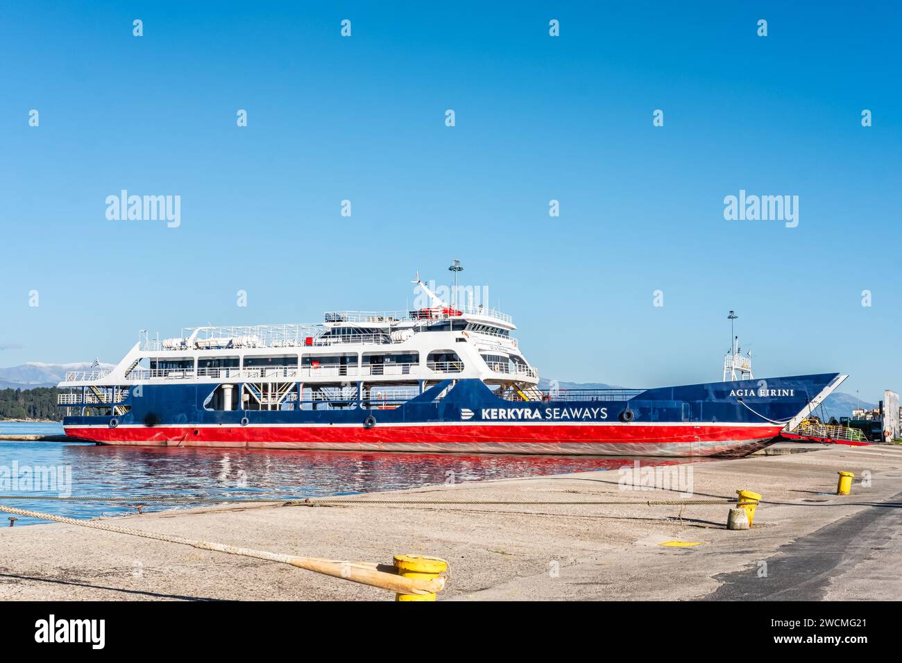 Kerkyra lines car ferry hi-res stock photography and images - Alamy