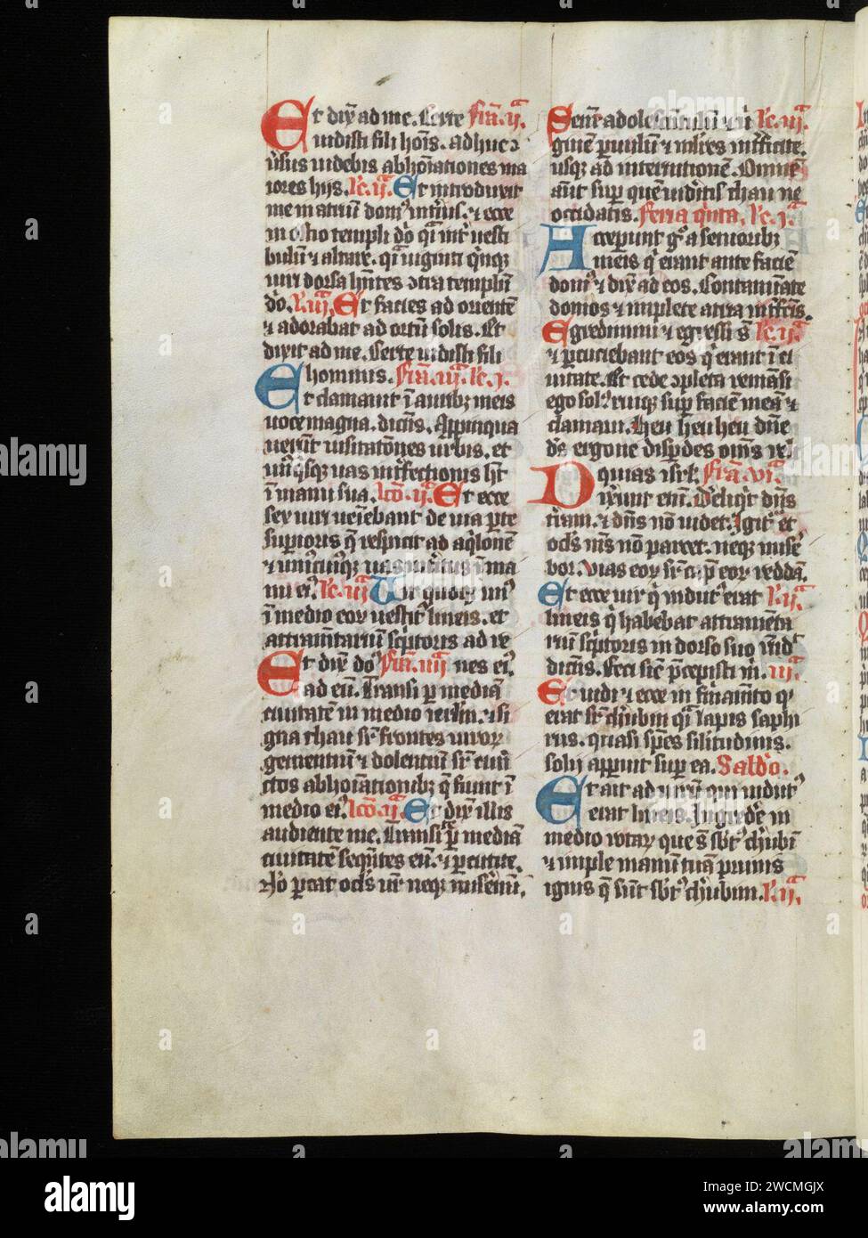 Aarau, Aargauer Kantonsbibliothek, MsMurQ 1, f. 293v – Breviarium monasticum. Stock Photo