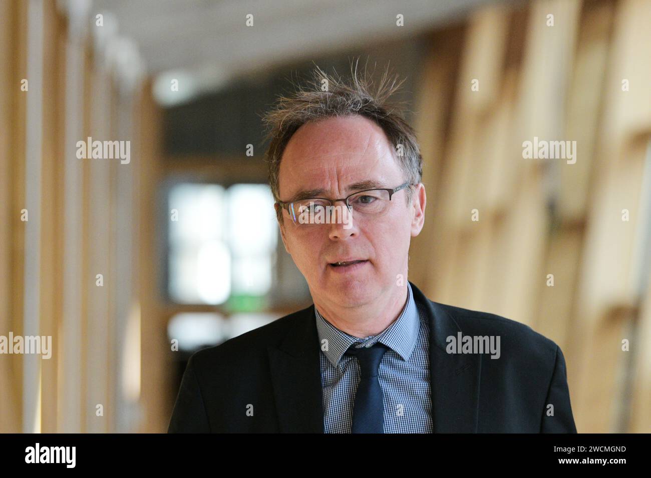 Edinburgh Scotland, UK 16 January 2024. Alasdair Allan at the Scottish