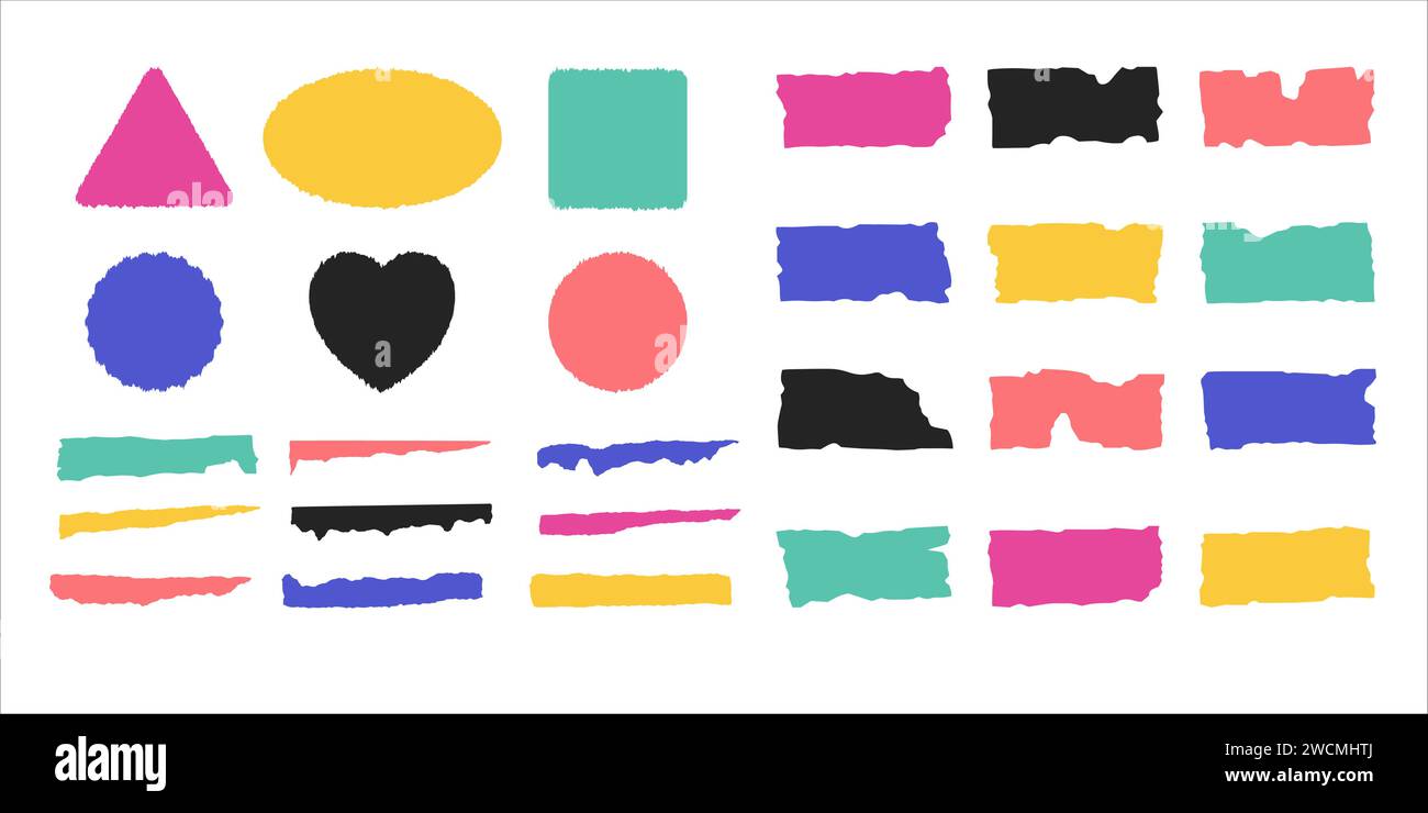 Cut torn paper round Stock Vector Images - Alamy